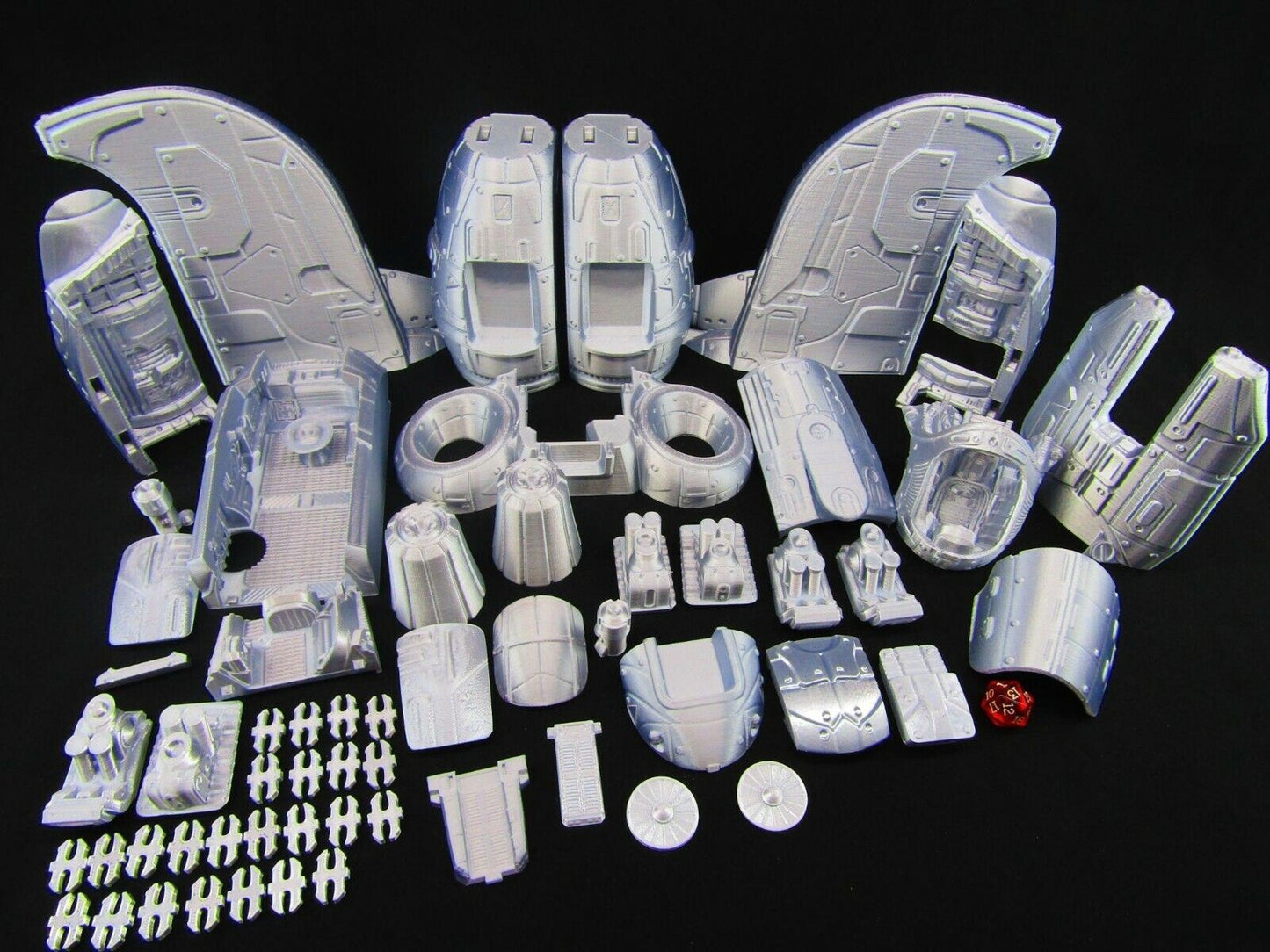 Large Modular Starfighter "Peregrine" Space Ship Scenery 3D Print SciFi