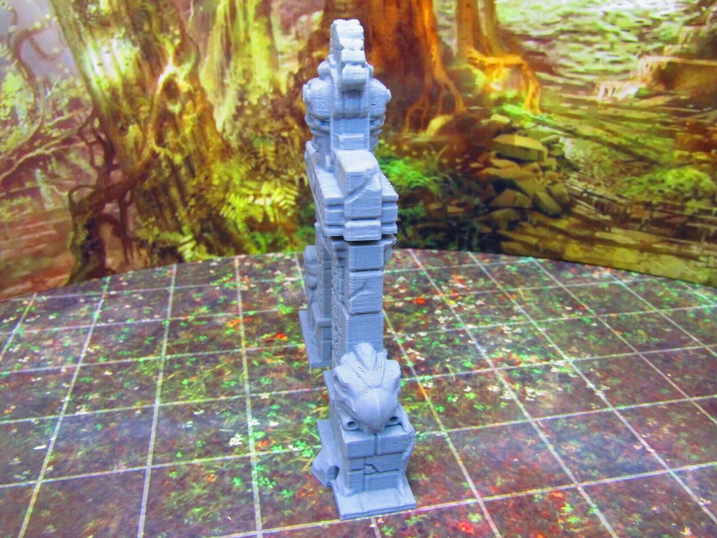 Jungle Magical Portal Entrance Gateway Scatter Terrain Scenery 3D Printed Model