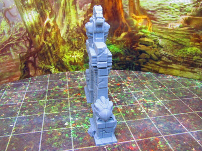Jungle Magical Portal Entrance Gateway Scatter Terrain Scenery 3D Printed Model