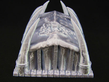 Large Barbarian Gathering Hall Tent Scatter Terrain Scenery 3D Printed Mini