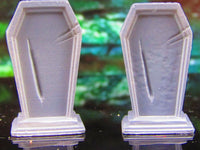 
              Tombstone Gravestone Graveyard Mimic Pair B Mini Miniature Model Character
            