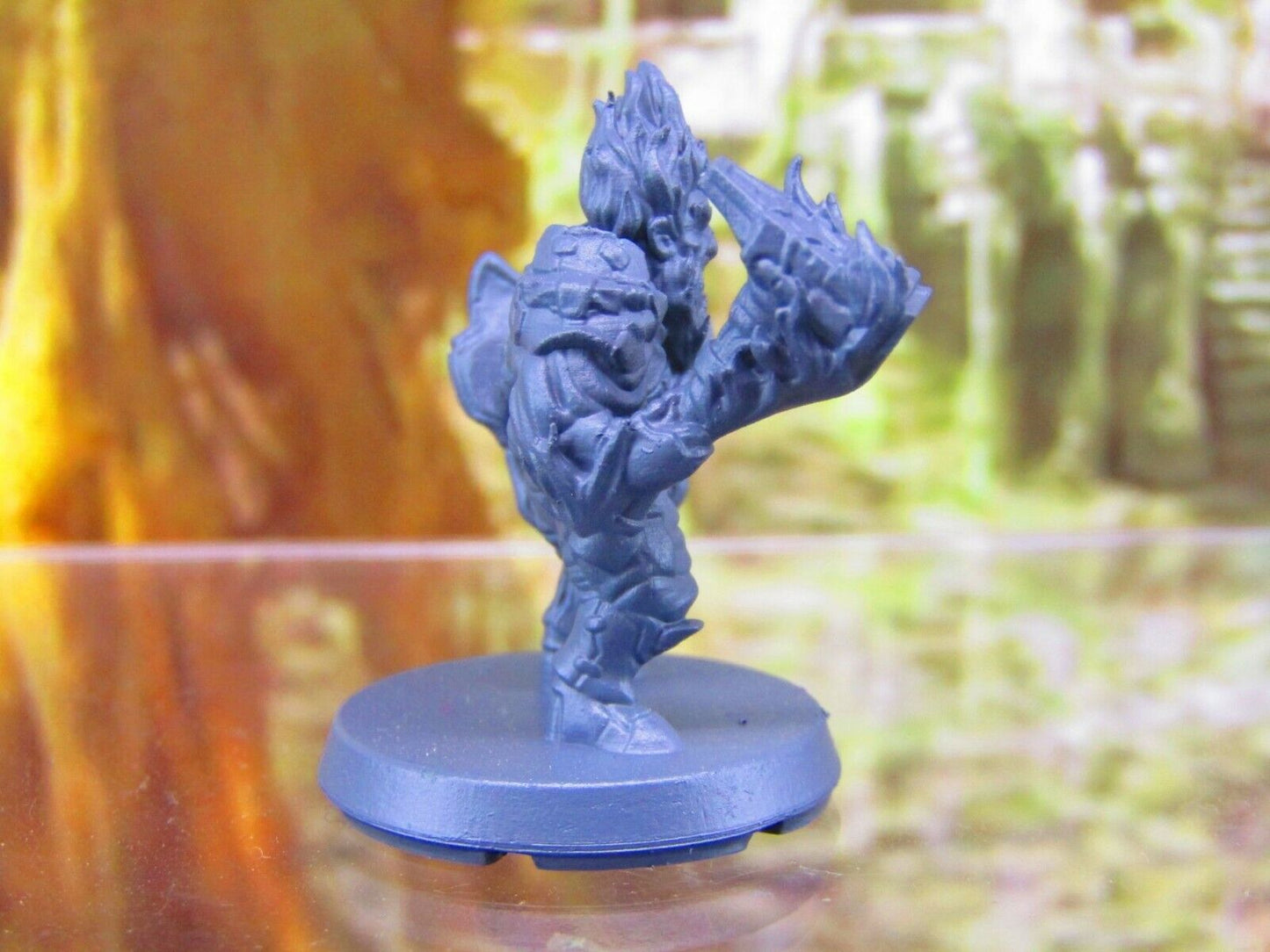 Male Azer Elemental Mini Miniatures 3D Printed Resin Model Figure 28/32mm Scale