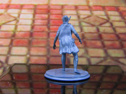 Female Rogue Assassin Mini Miniature Model Character Figure 28mm/32mm Scale