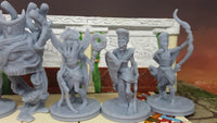 
              7 Piece Egyptian Tomb Set Mini Miniature 28/32mm Figure D&D 3D Printed Resin
            