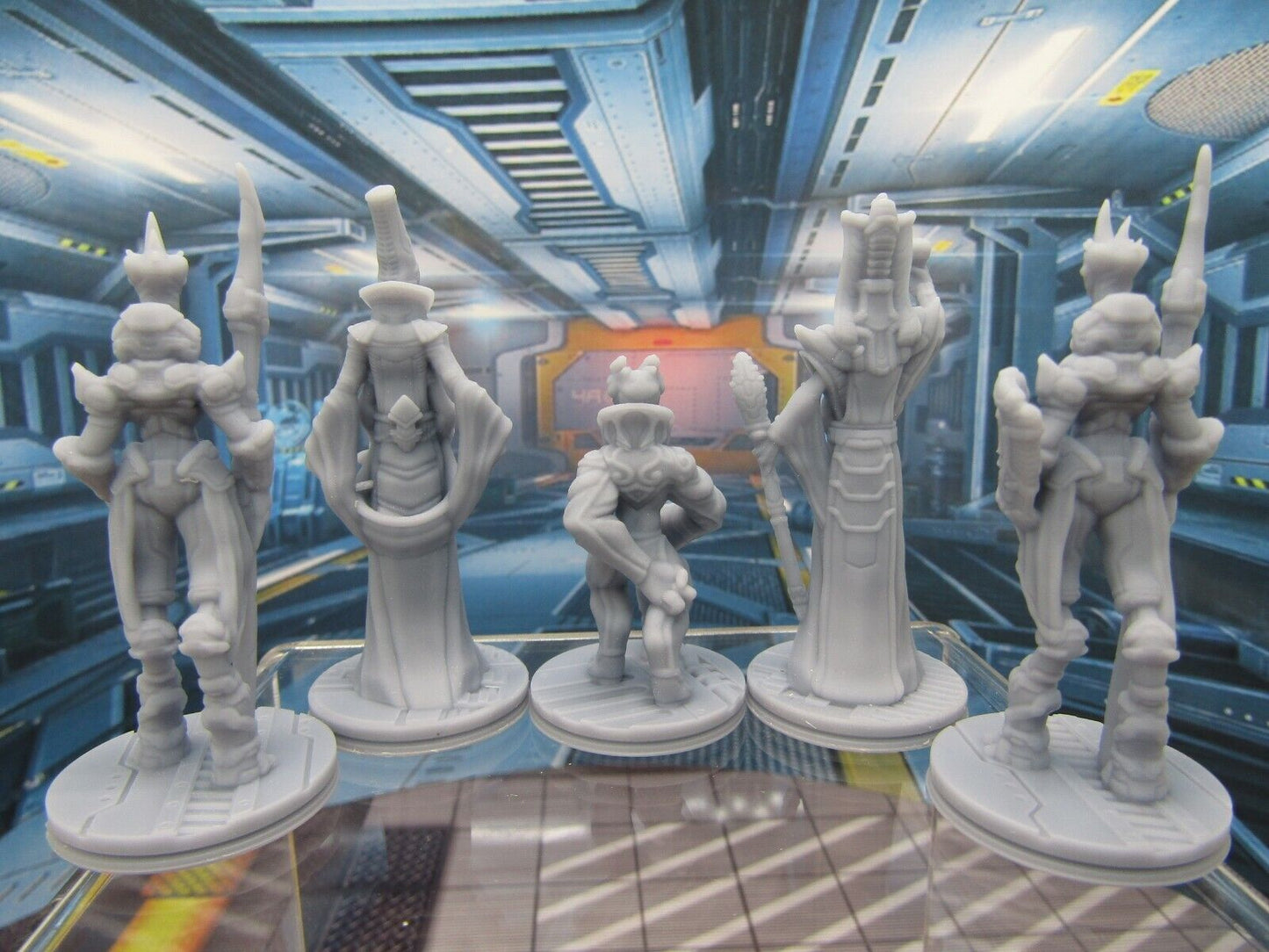 Galactic Council Members Mini Miniature Scatter Terrain Scenery 3D Printed Model