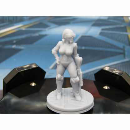 Lot of 6 Space Crew Mini Miniature Figure Scenery Terrain 3D Printed Model