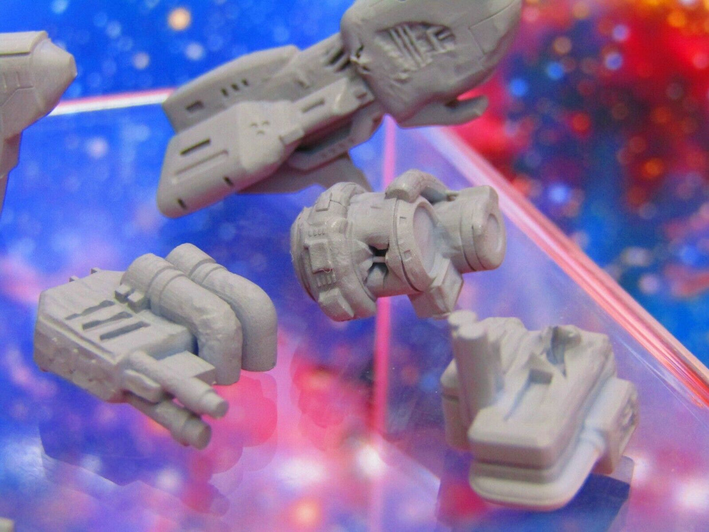 8 Piece Space Shipwrecks Wreckage & Debris Field Starfinder Fleet Scale Starship