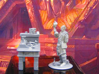 
              Male Alchemist Mad Scientist & Workshop Desk Mini Miniature Model Character
            