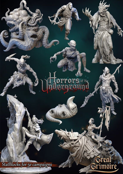 Eyeless Hunter Mini Miniature Model Figure RPG Tabletop Gaming D&D etc