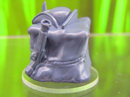 Mini Gelatinous Pirate Cube Jelly Monster Mini Miniature Figure 3D Printed Model