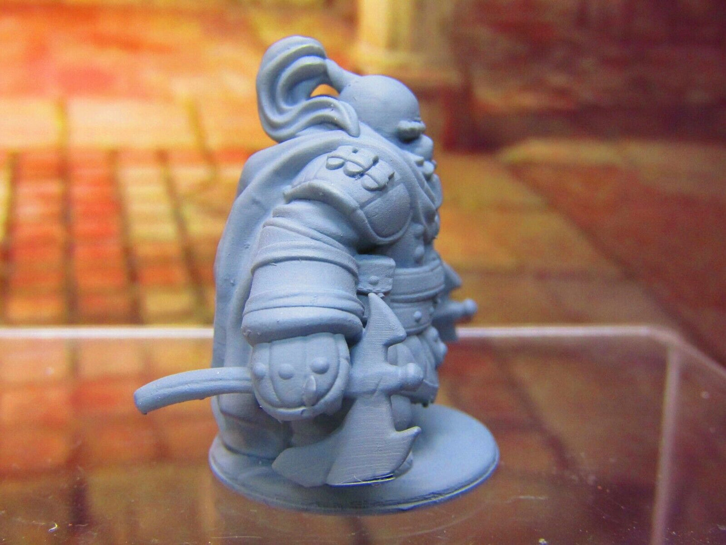 Dwarven Rogue Thief Assassin Mini Miniature Dwarf 3D Printed Model 28/32mm Scale