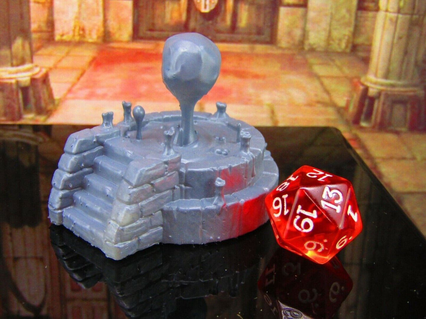 Levitating Blood Pool Scatter Terrain Scenery Mini Miniature Model