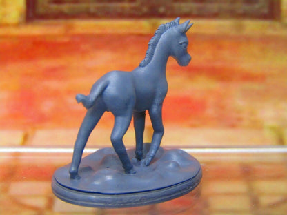 Baby Uncicorn Pony Monster Companion Mini Miniatures 3D Printed Model 28/32mm