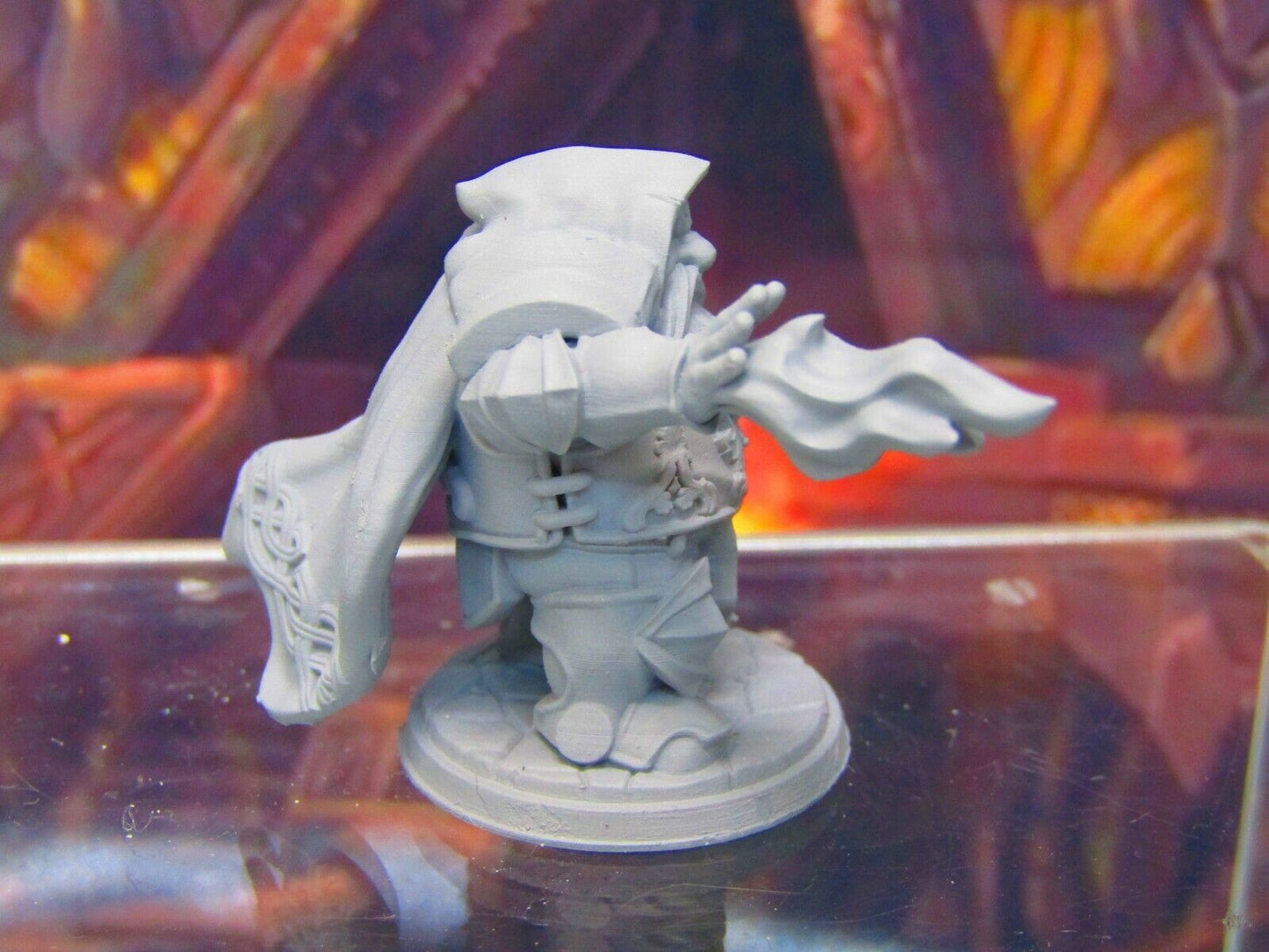 Dwarven Eldritch Arcane Magical Knight Mini Miniatures 3D Printed Model 28/32mm