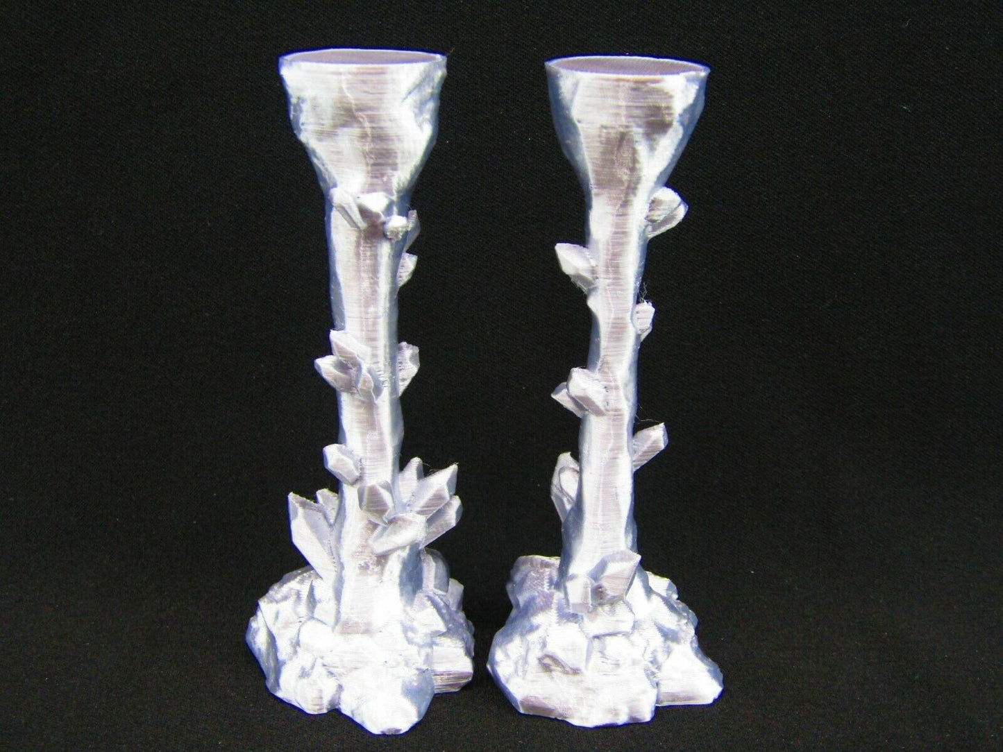 Crystal Cavern Crystaline Columns Pair Scatter Terrain Scenery 3D Printed Mini
