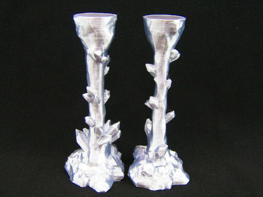 Crystal Cavern Crystaline Columns Pair Scatter Terrain Scenery 3D Printed Mini