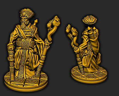 Chancellor Vizier Arabian Themed Mini Miniatures Figure 28-32MM 3D Printed Resin