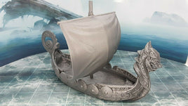 Viking Barbarian Long Ship Boat Scatter Terrain Scenery 28mm Dungeons & Dragons