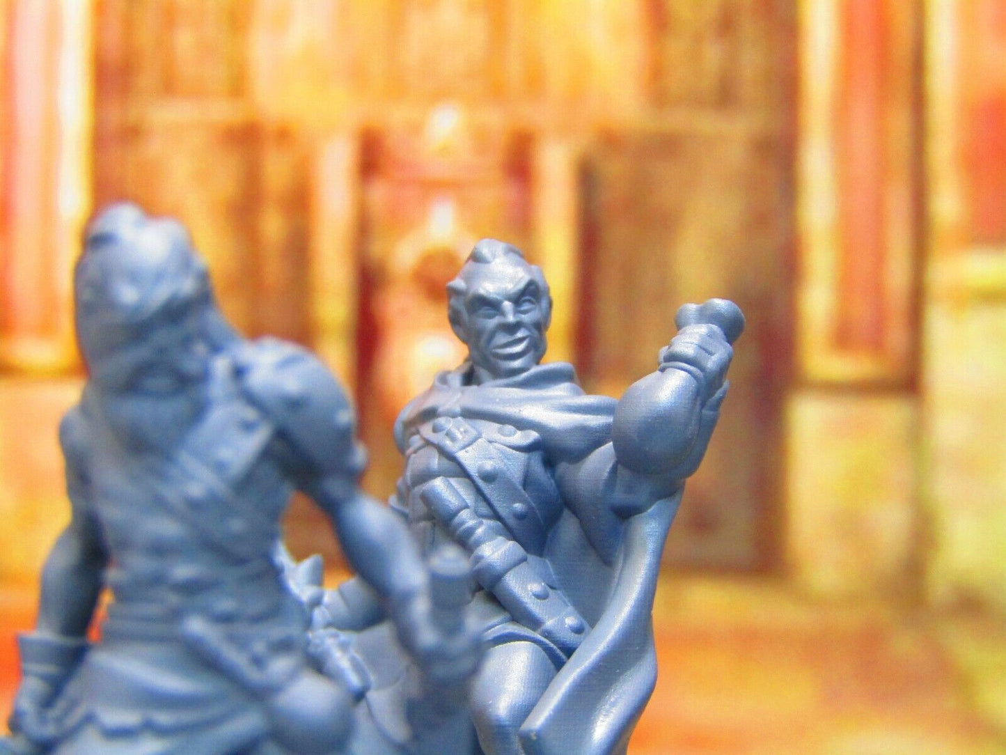 Human Bandit Rogue Mercenary Pair Mini Miniature Figure 3D Printed Model 28/32mm