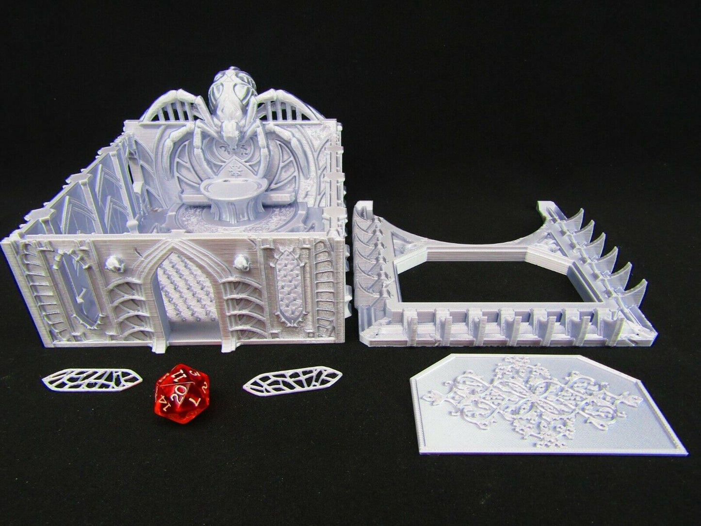 Dark Elf Unholy Chapel Church Scatter Terrain Scenery 3D Printed Mini Miniature