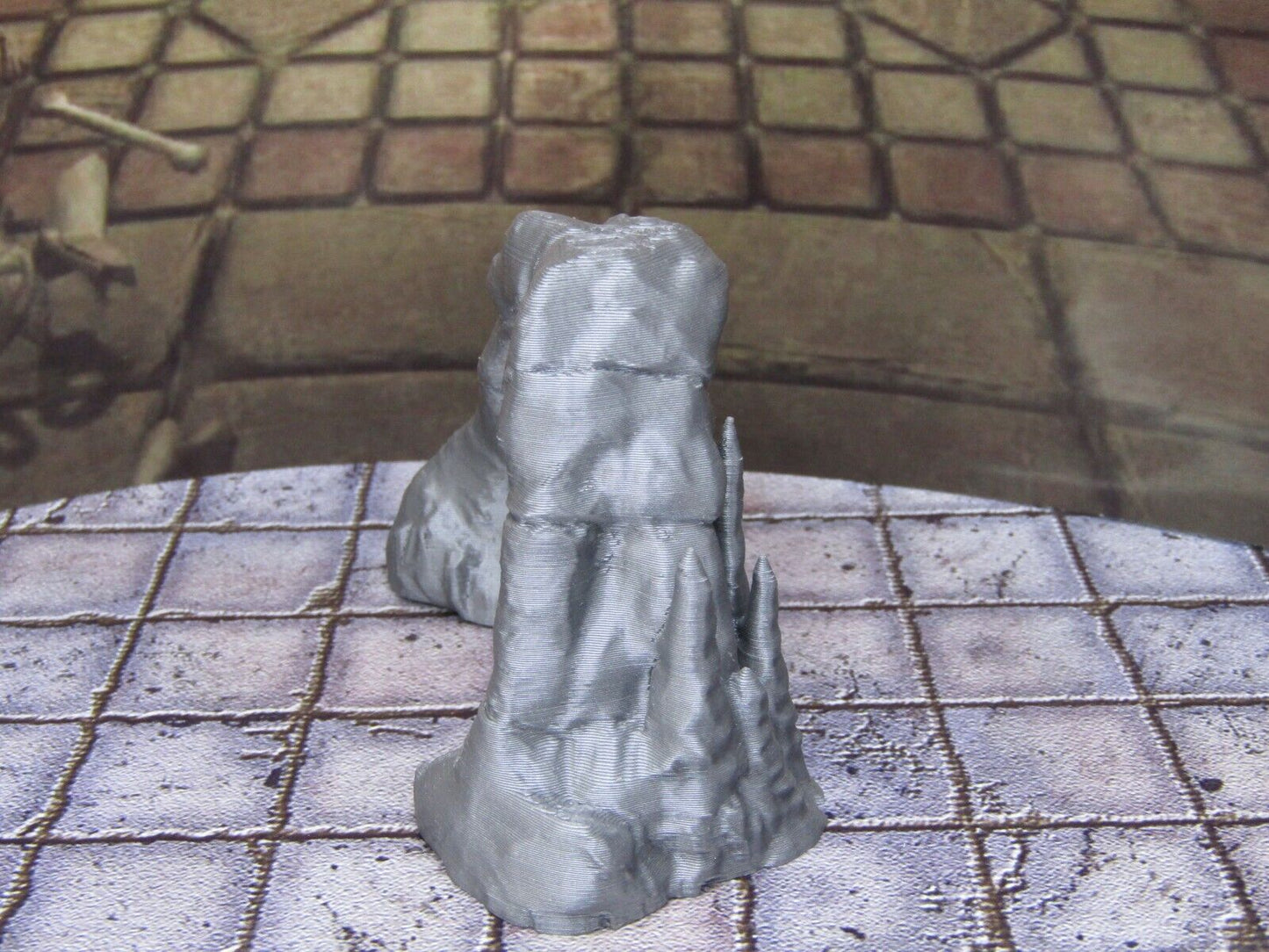 Stalagmite Cavern Entrance Mini Miniature Figure Scenery Terrain 3D Printed