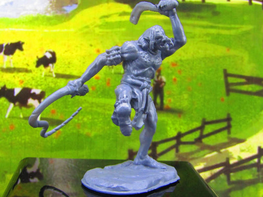 Troll Slave Driver W/ Whip and Sword Monster Encounter Mini Miniature Model