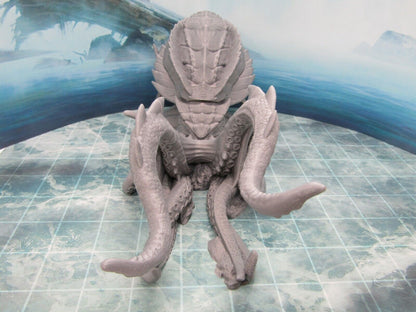 Kraken Sea Monster Mini Miniature Figure Scenery Terrain 3D Printed Model