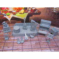 
              Musician Bard Instruments & Stage for Bar Tavern Scenery Scatter Terrain Props
            