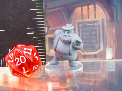 Crooked Human Merchant Trader Mini Miniature Figure 3D Printed Model 28/32mm