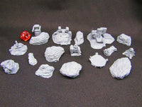 
              16 Piece Ground Surface Canyons Military Base Defense Installations Set
            