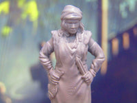 
              Female Fishmonger Seaside Fisher's Wife Mini Miniature Figure 3D Printed Model
            
