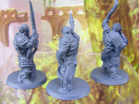 
              3pc Hobgoblin Warparty Set Mini Miniatures 3D Printed Resin Model Figure 28/32mm
            