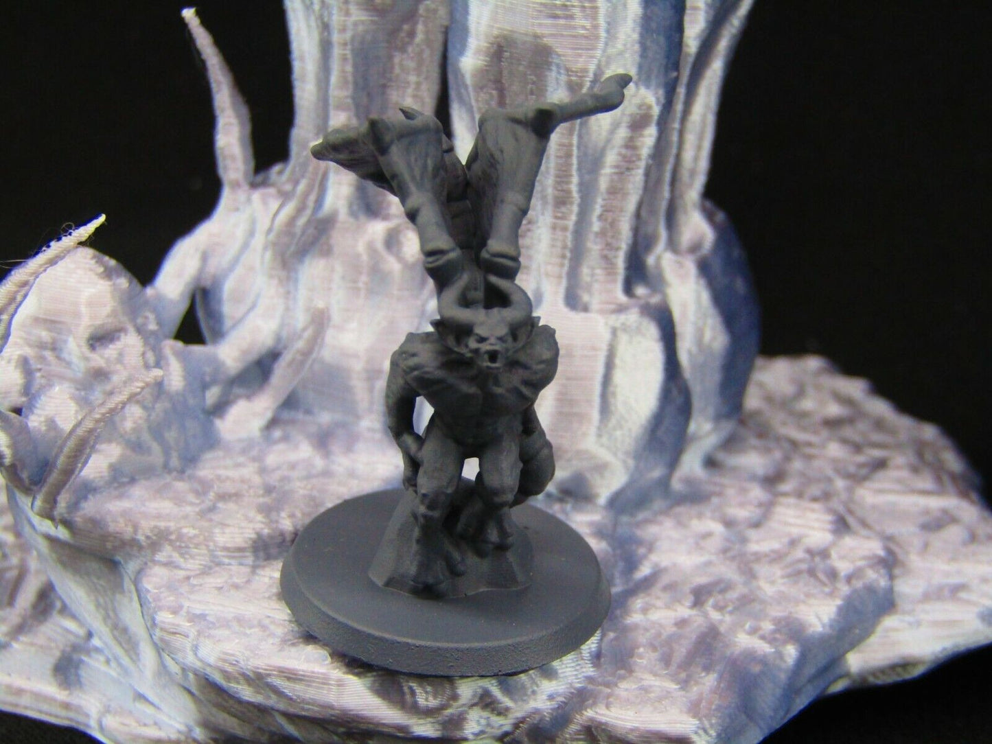 Demon's Lair Abyss w/ Demons Scatter Terrain Scenery 3D Printed Mini Miniature