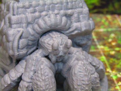 Giant Hermit Crab Ruin Crawler Monster Mini Miniature Figure D Printed Model