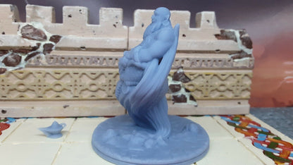 Air Genie Djinn W/ Lamp Mini Miniatures Figure Tabletop Game 3D Printed Resin