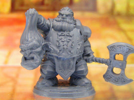 Vognar Cuthroats Headhunter Dwarf Mini Miniature 3D Printed Model 28/32mm Scale