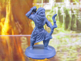 Half Elf Ranger Druid Player Character Mini Miniatures 3D Printed Resin Model