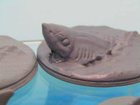 
              4pc Swimming Sharks Set Mini Miniature Scatter Terrain Scenery 3D Printed Model
            