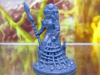 Masked Tribal Jungle Flower Warrioress Mini Miniature Figure 3D Printed Model