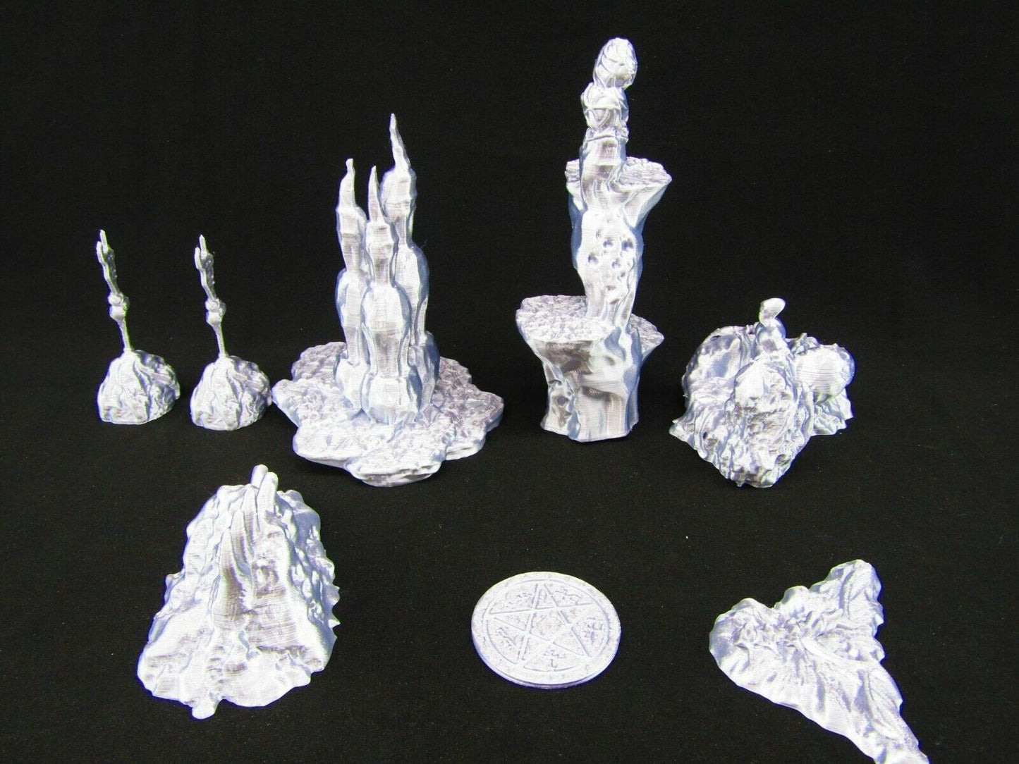 Demon's Lair Abyss Scatter Terrain Scenery 3D Printed Mini Miniature Model