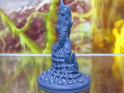 Masked Tribal Jungle Flower Warrioress Mini Miniature Figure 3D Printed Model