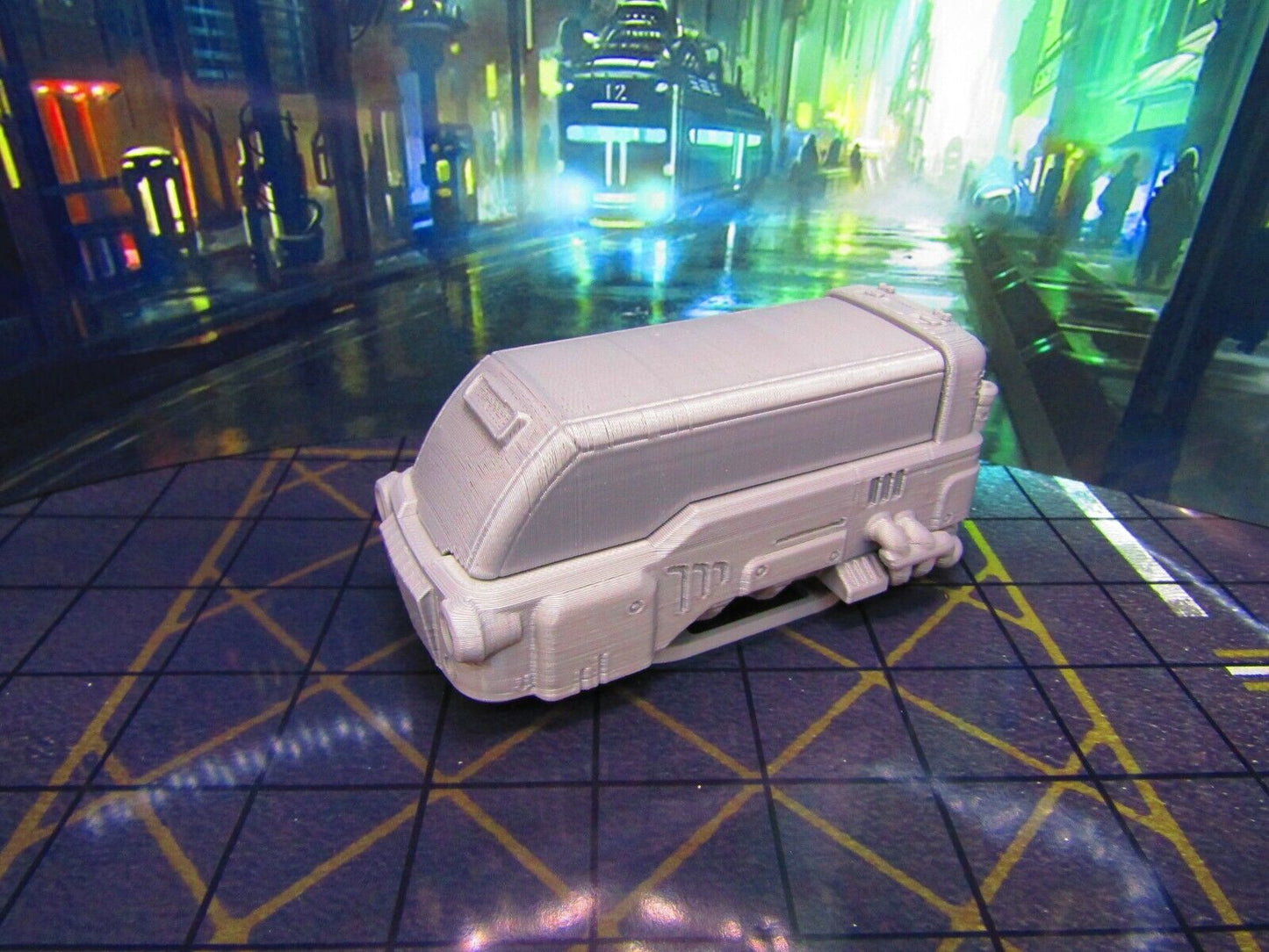 Hover Bus Vehicle Transportation Terrain Scenery Miniature