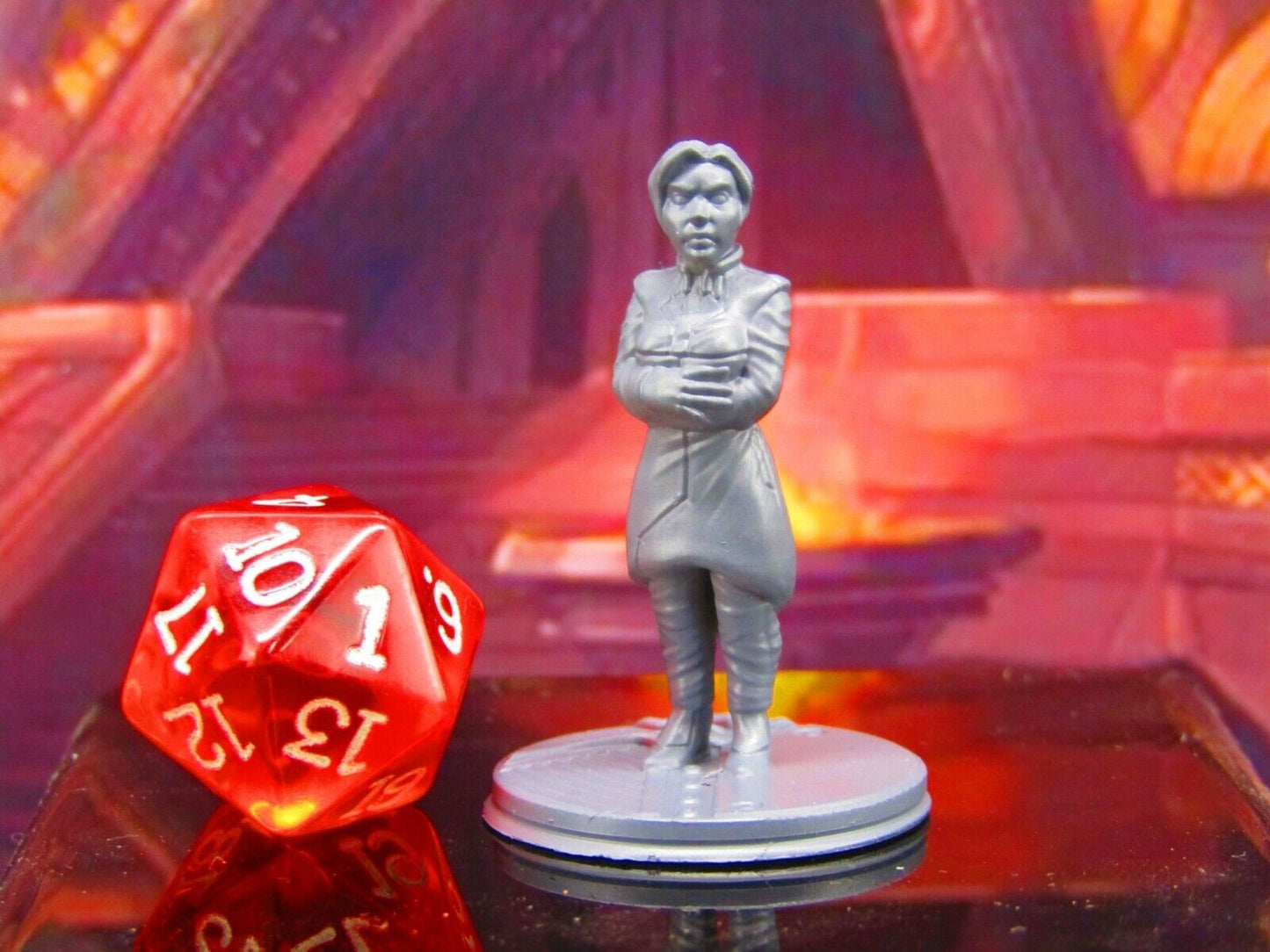 Sci Fi Scientist Professor C Female Mini Miniature Model Character Figure