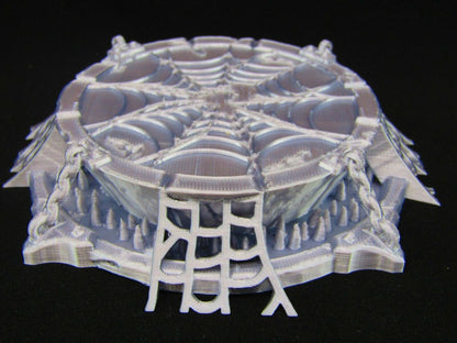 Llolth Spider Queen Dark Elf Dais Scatter Terrain Scenery 3D Printed Mini