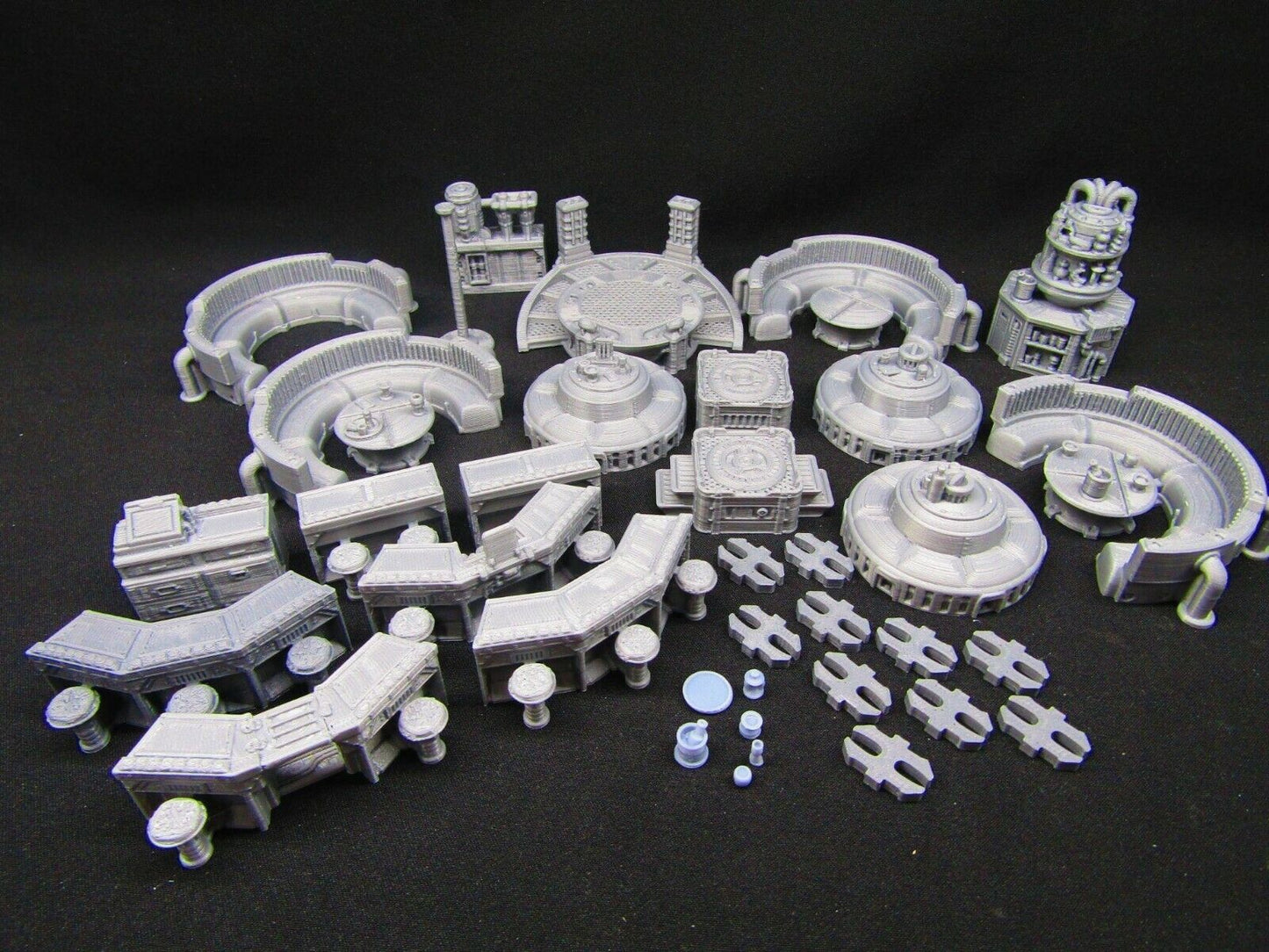 36pc Sci Fi Modular Bar Night Club Scenery Terrain Set 3D Printed Model 28/32mm