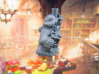 
              Dwarf Christmas Waitress Mini Miniature Figure 3D Printed Model 28/32mm Scale
            
