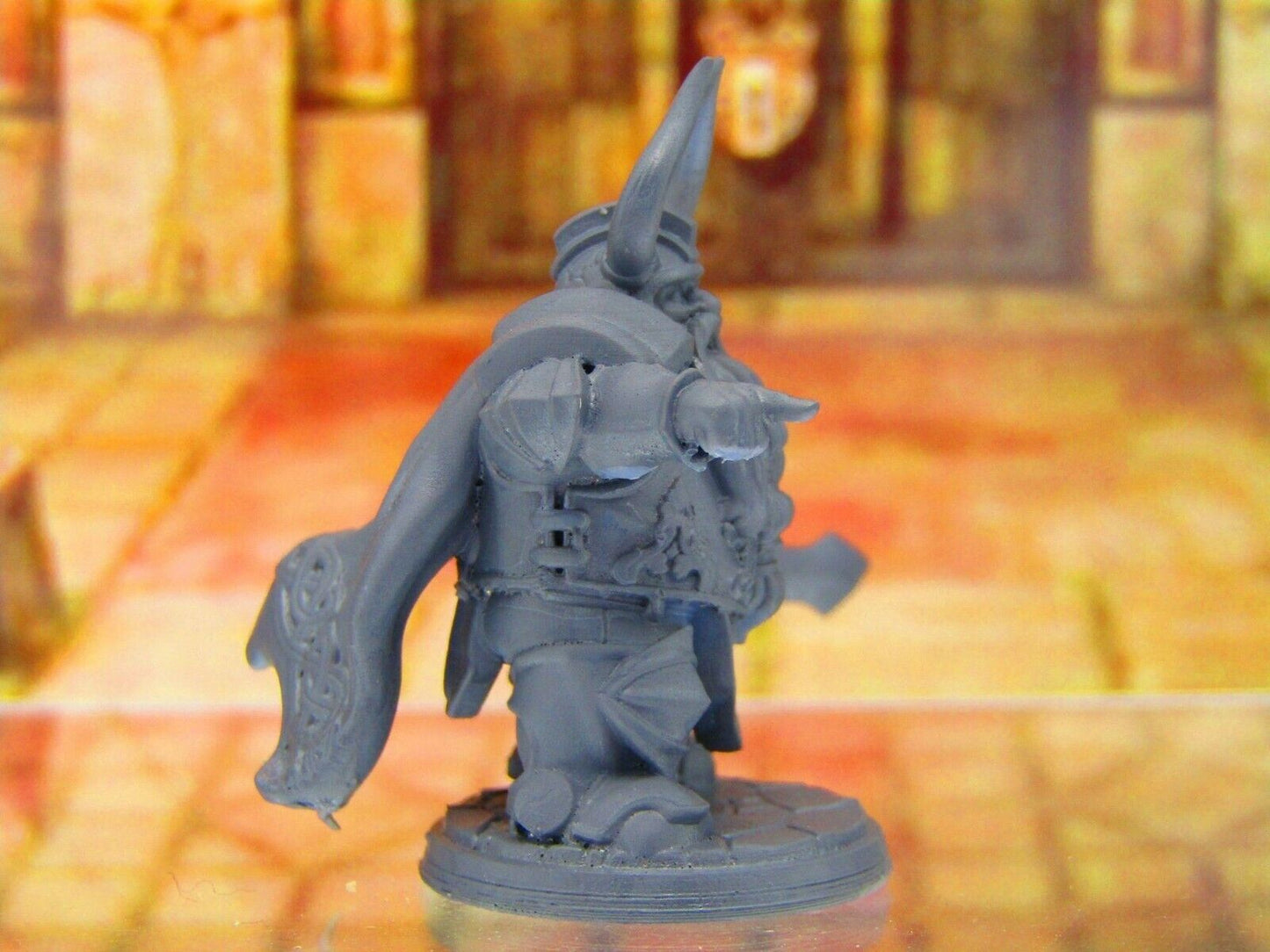 Luther the Dwarven King Fierce Leader Dwarf Mini Miniature 3D Printed Model DnD