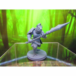 Gnoll Spearman Monster Mini Miniature 3D Printed Model 28/32mm Scale