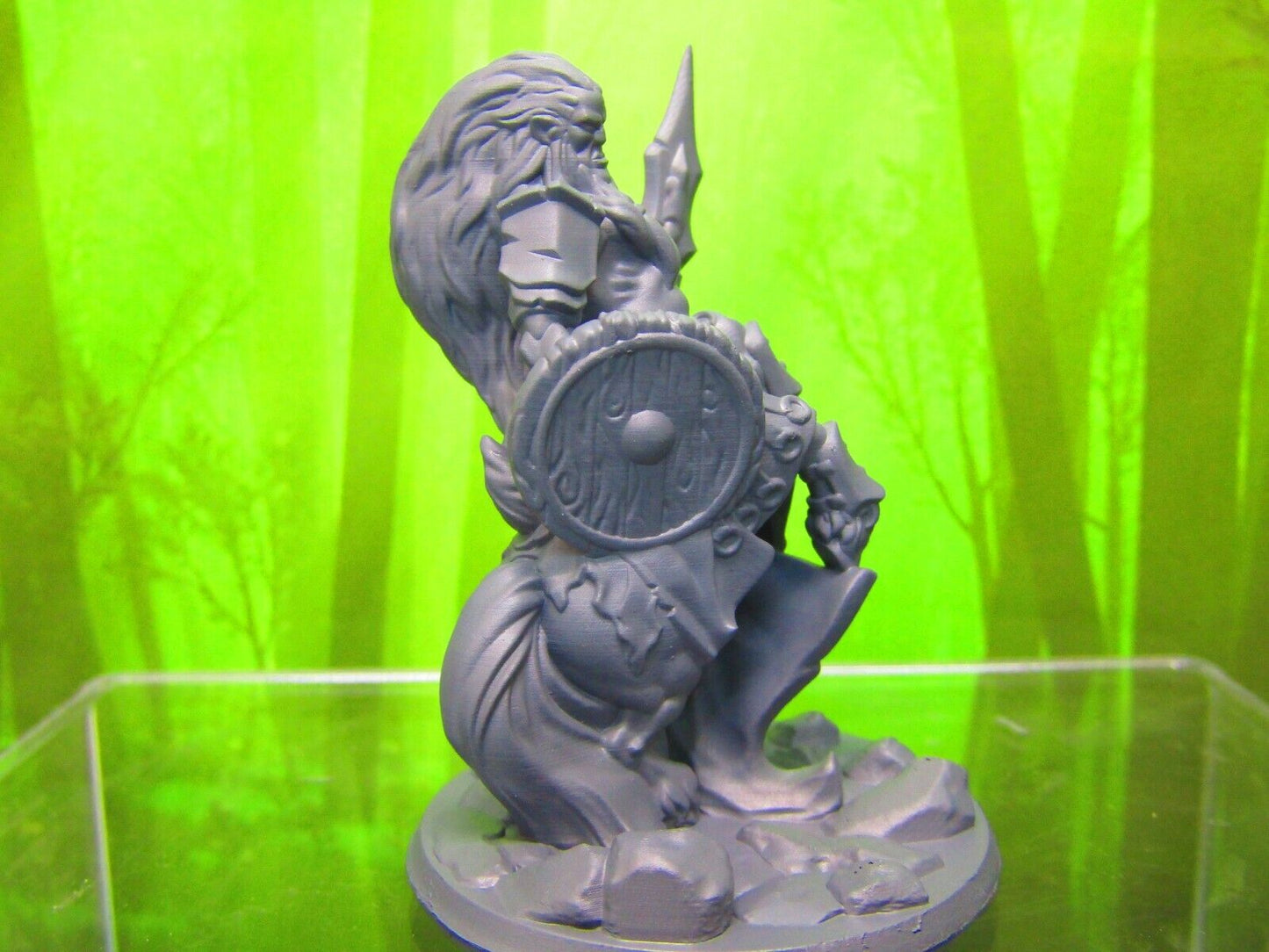 Centaur Fighter Warrior Soldier w/ Spear Mini Miniature Figure 3D Printed Model