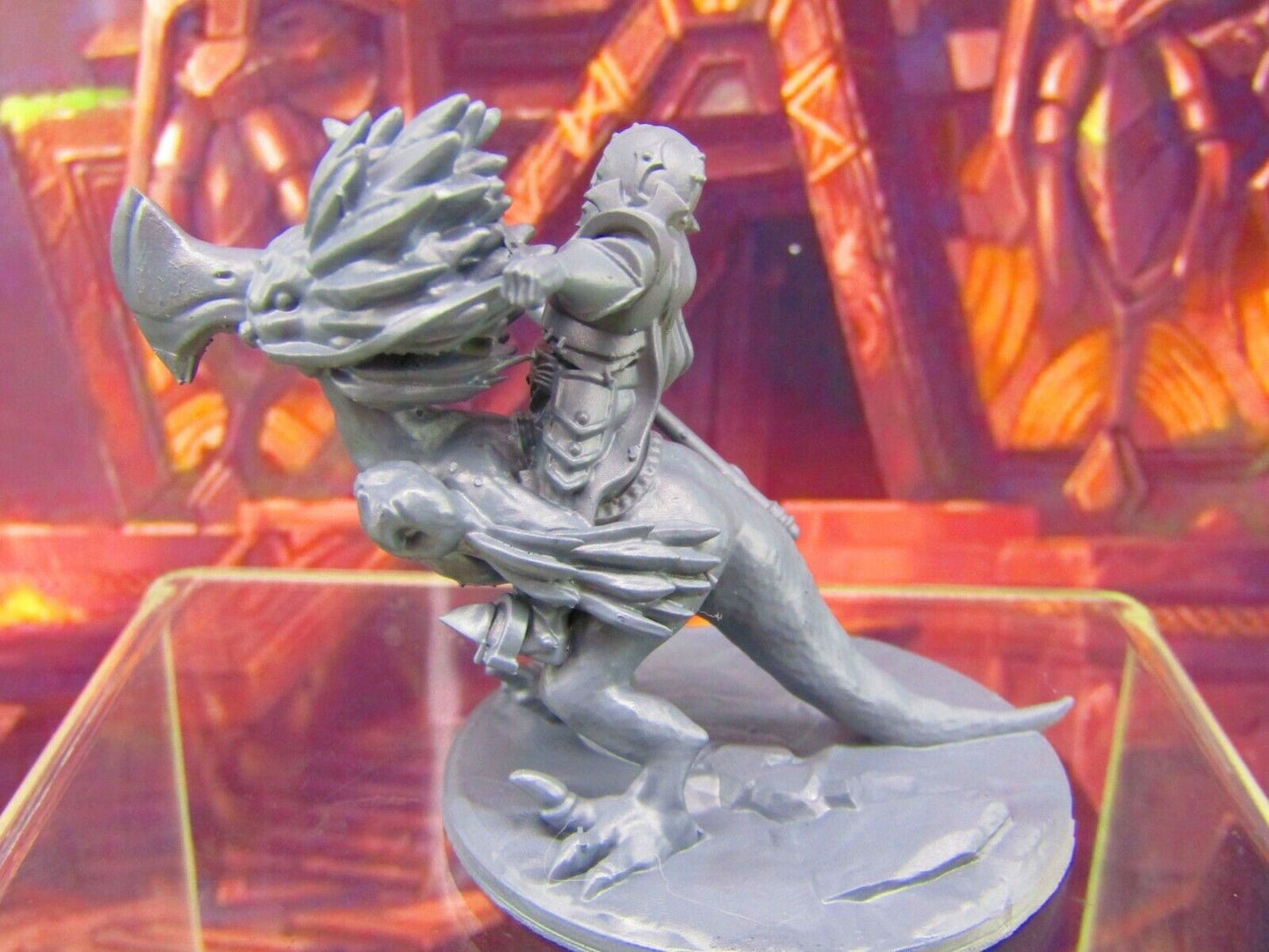 Axe Beak Mounted Warrior Cavalry Mini Miniature Figure 3D Printed Model 28/32mm